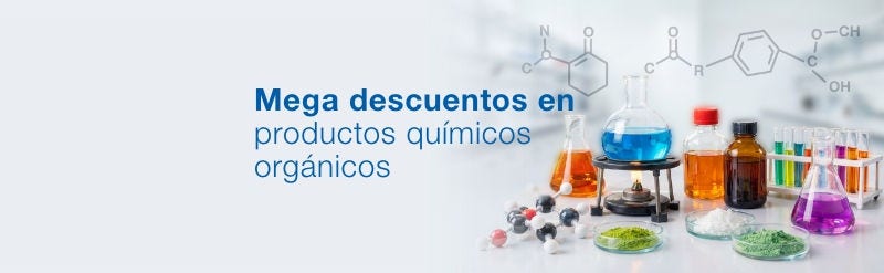 Mega descuentos en productos químicos orgánicos