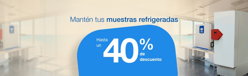 Mantén tus muestras refrigeradas