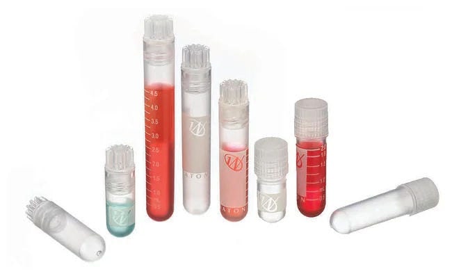 Contenedores de almacenamiento criogénico