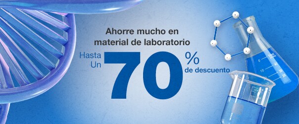 Ahorre a lo grande en material de laboratorio