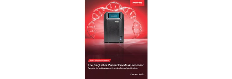 Folleto del procesador Thermo Scientific™ KingFisher™ PlasmidPro Maxi