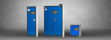 Safe charging and storage of lithium-in batteries