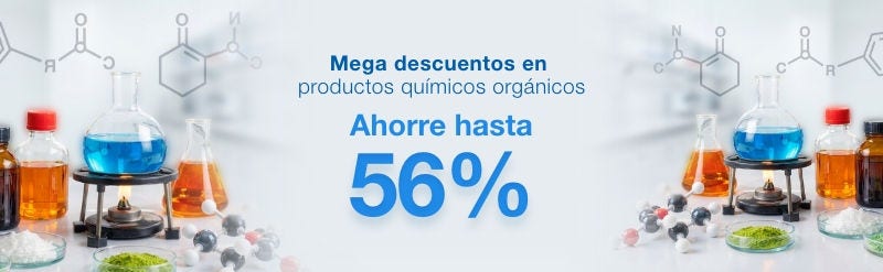 Mega descuentos en productos químicos orgánicos