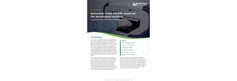 Automation of the CRISPR-Based Cell Line Development Workflow