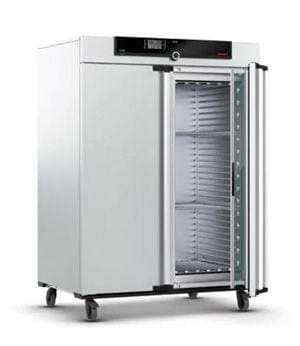 Memmert™ Incubadora estándar de convección natural con pantalla única y pantalla táctil, 749 L, acero inoxidable