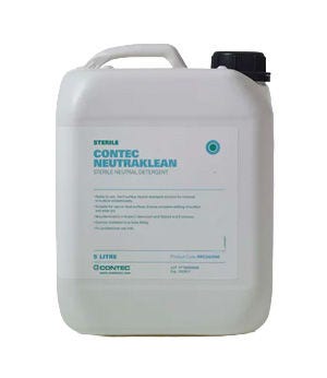 Detergente Contec™ NeutraKlean™ con agua purificada, estéril
