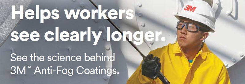 Anti-Fog Coatings for Protective Eyewear