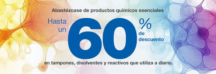 Grandes descuentos en productos químicos de laboratorio