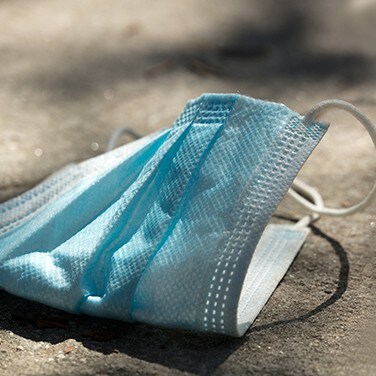 Umweltauswirkungen von Gesichtsmasken