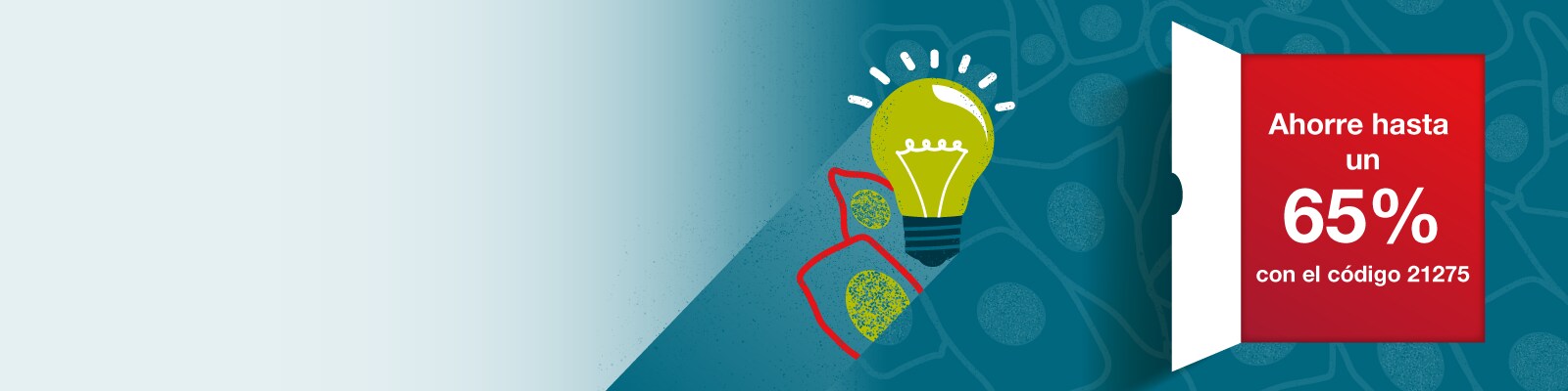 Banner de marcadores de proteínas fluorescentes