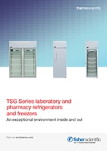 Folleto de refrigeradores y congeladores Thermo Scientific Serie TSG