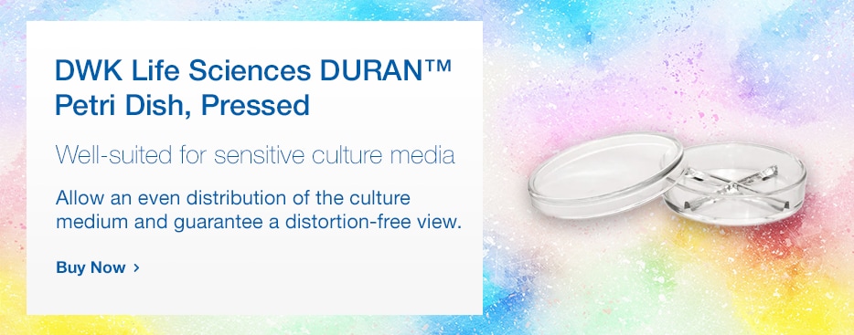 DWK Life Sciences DURAN™ Placa Petri, Prensada