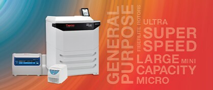 Una gama de centrífugas